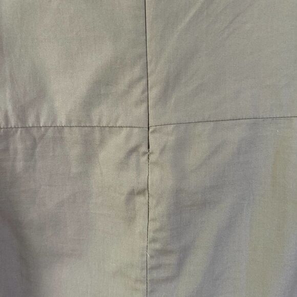 AllSaints US 2 / UK 6 Vesta Dress Cotton Lightweight‎ Lace Up Tank Taupe Gray - Picture 8 of 10